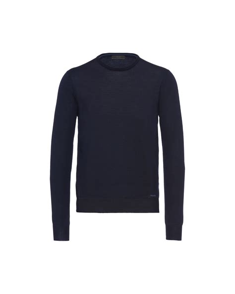 prada crew neck sweatshirt|Navy Cashmere Crew.